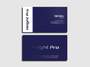 Business Card Design by Tripti Ranjan Gain for Height Pro Ltd | Design: #18295500