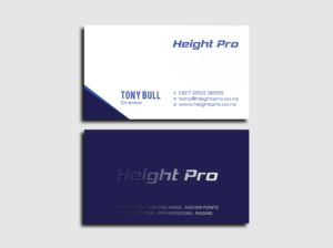 Business Card Design by Tripti Ranjan Gain for Height Pro Ltd | Design: #18295501