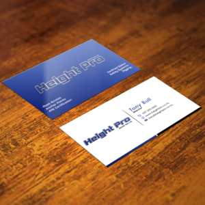 Business Card Design by Darvel Emmanuel for Height Pro Ltd | Design: #18430014