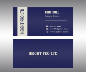 Business Card Design by BWT for Height Pro Ltd | Design: #18317323