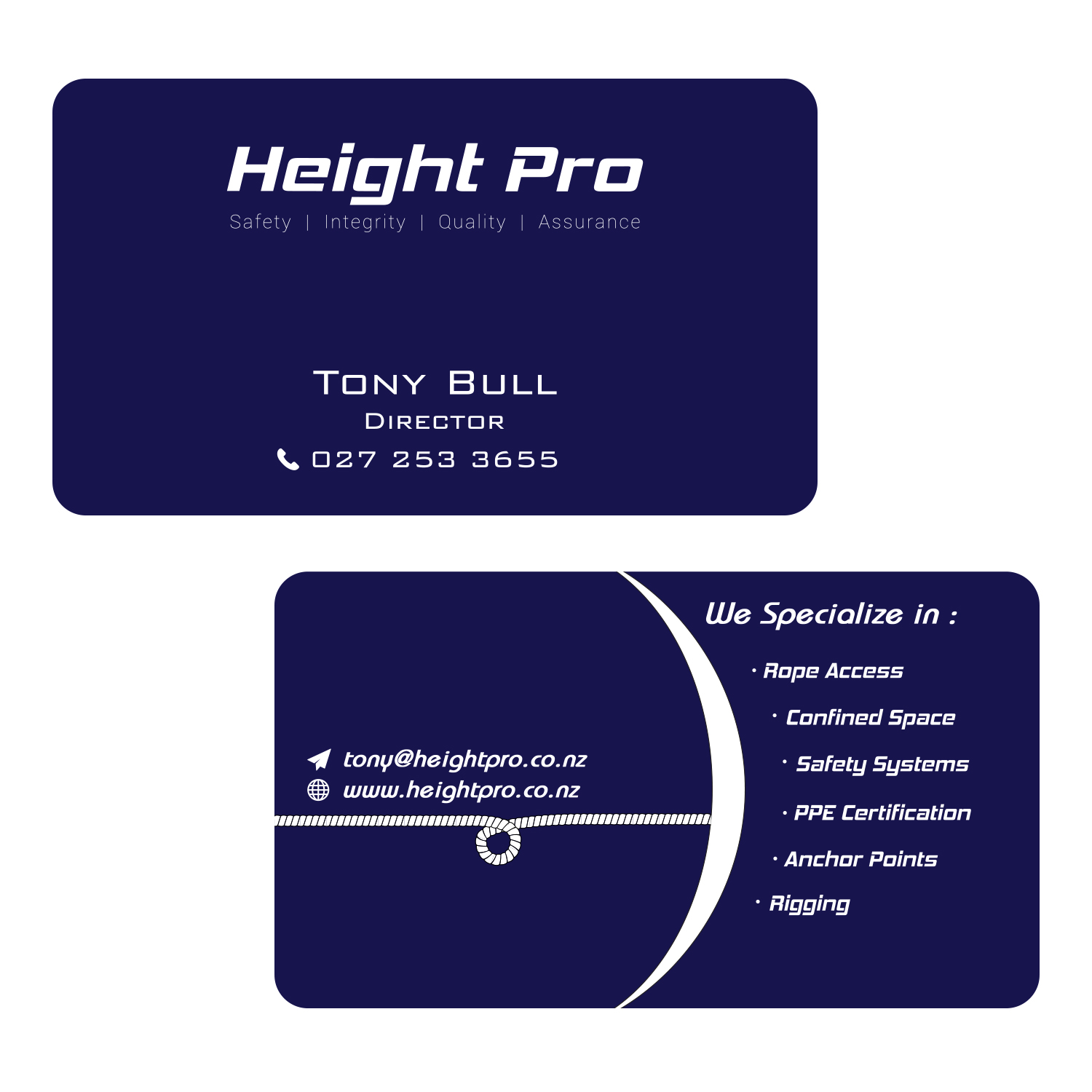 Business Card Design by Sezedul for Height Pro Ltd | Design #18370181