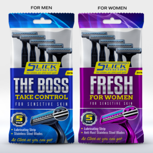 Design a new 2 Blade razor pack for retail sales in Supermarkets | Packaging Design by SAI DESIGNS