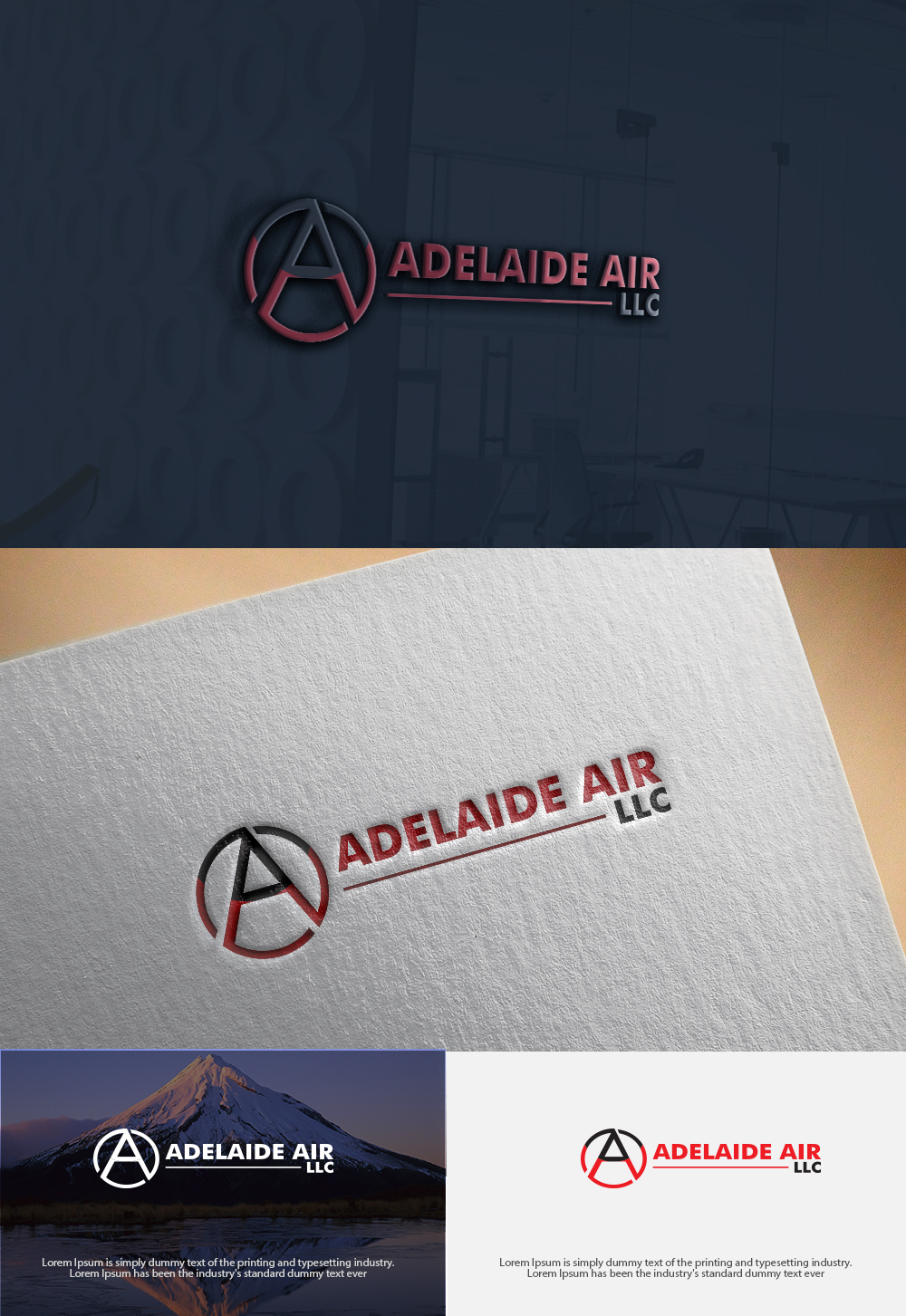 Logo Design by dr ghulam mustafa sahab for Adelaide Air LLC | Design #18295007