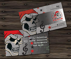 Raz Party Pirates | Business Card Design by midorichan