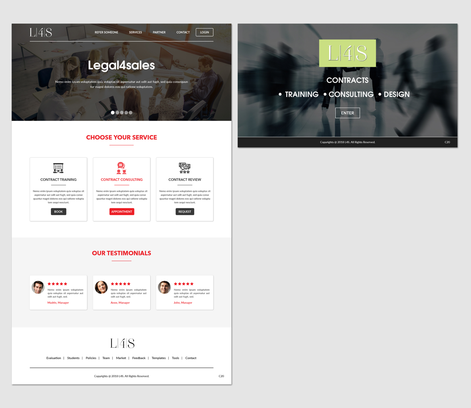 Web Design by pb for this project | Design #18314526
