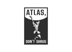 ATLAS, DON'T SHRUG  | Diseño de Logo por nivleik