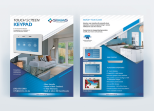 Flyer-Design von Pinky  für Security Installation Maintenance Monitoring Services | Design #18322722