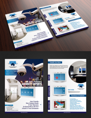 Flyer Design by CreativeKnot 2 for Security Installation Maintenance Monitoring Services | Design: #18295867