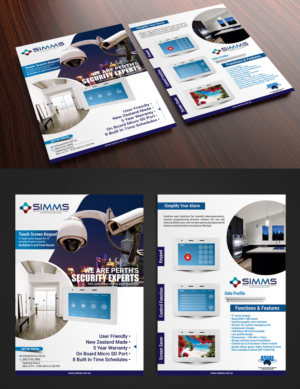 Flyer Design by CreativeKnot 2 for Security Installation Maintenance Monitoring Services | Design: #18295972