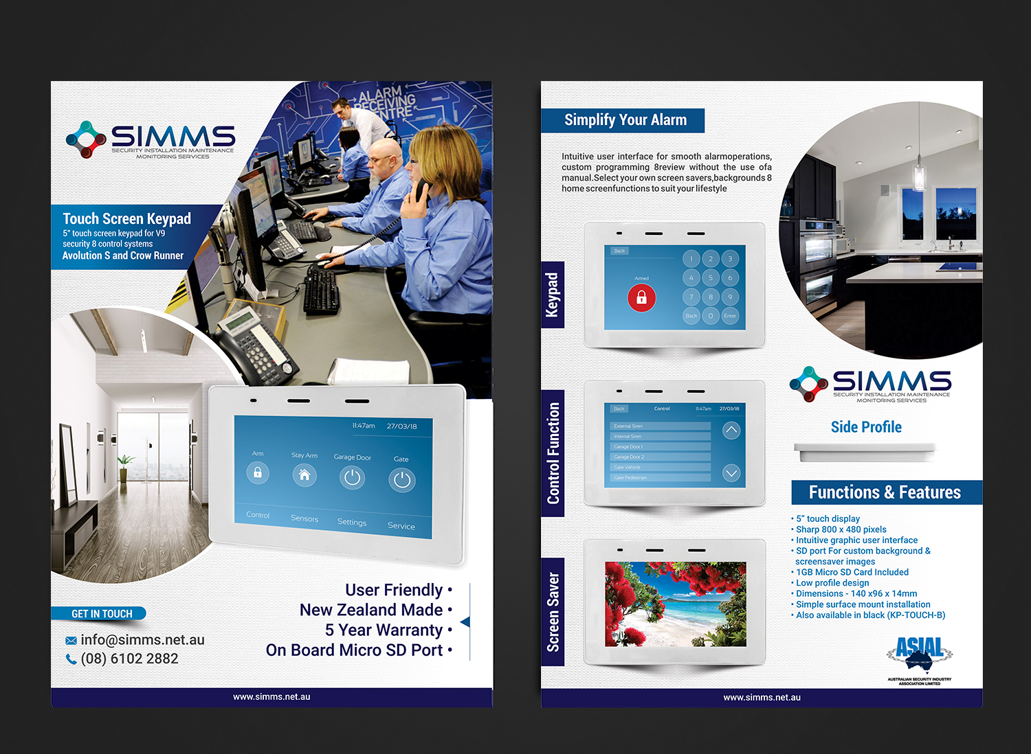 Flyer Design by CreativeKnot 2 for Security Installation Maintenance Monitoring Services | Design #18303339