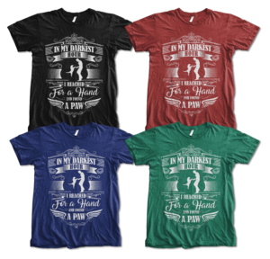 T-shirt design in the dog niche | Diseño de Camiseta por Bayu_susilo