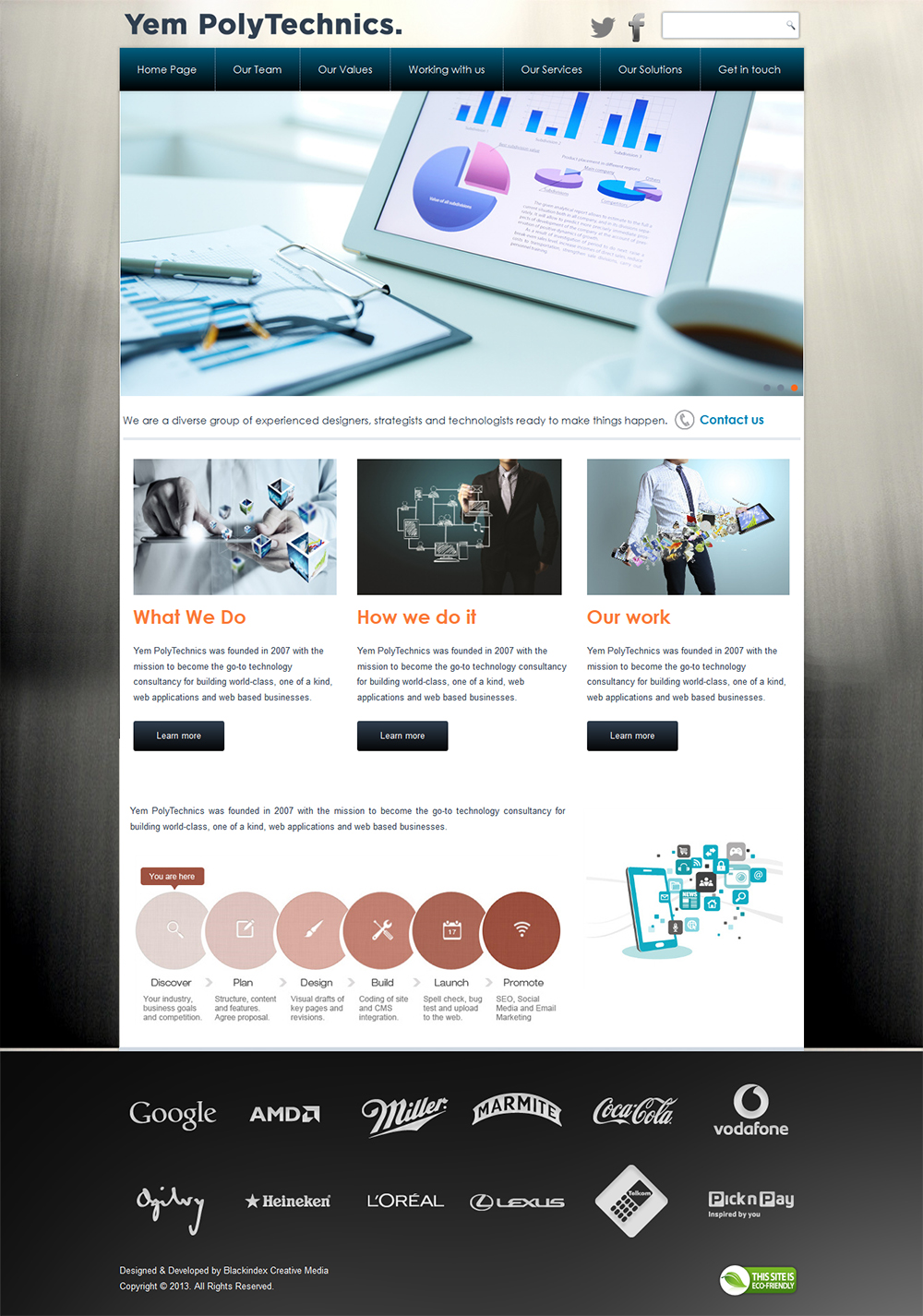 WordPress-Design von Blackindex Creative Agency für Yem PolyTechnics | Design #2854438
