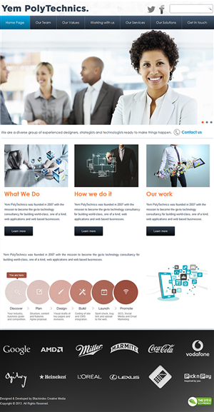 WordPress-Design von Blackindex Creative Agency für Yem PolyTechnics | Design: #2858453