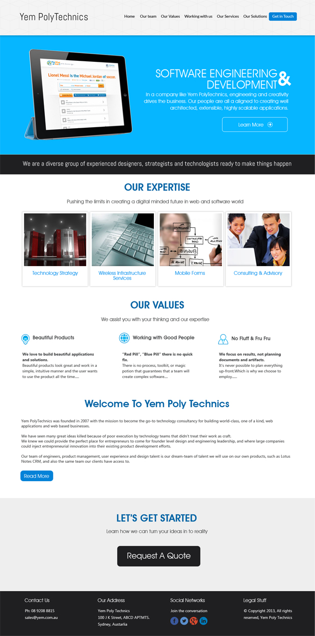 WordPress-Design von Expert Designer für Yem PolyTechnics | Design #2856445