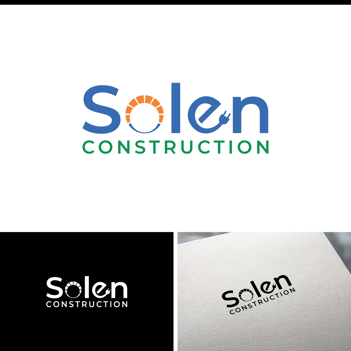 Diseño de Logo por e-graphics para Solen Construction, LLC | Diseño #18438618