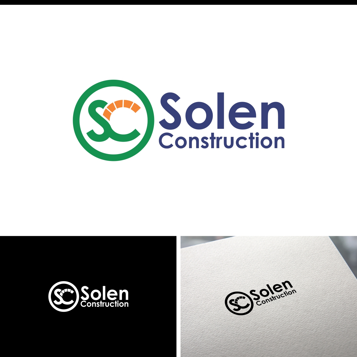 Diseño de Logo por e-graphics para Solen Construction, LLC | Diseño #18438619