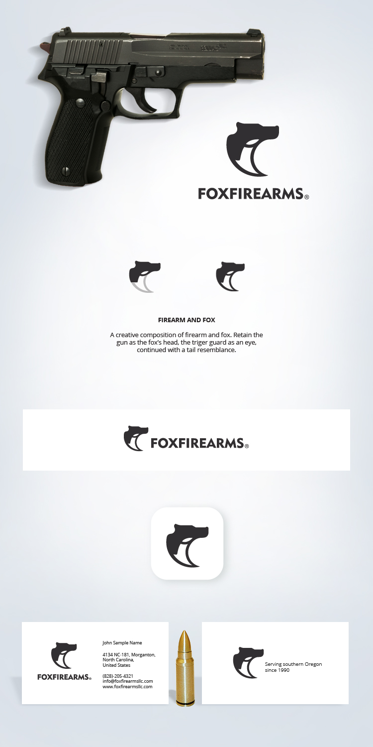 Logo Design by SRJ for Fox Firearms | Design #18355588