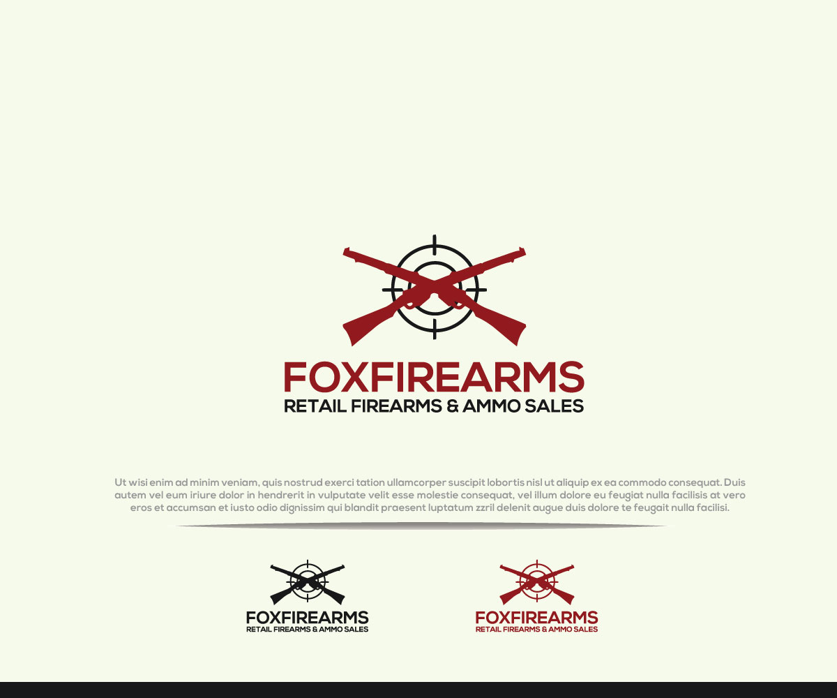 Logo Design by Niizam's for Fox Firearms | Design #18324651