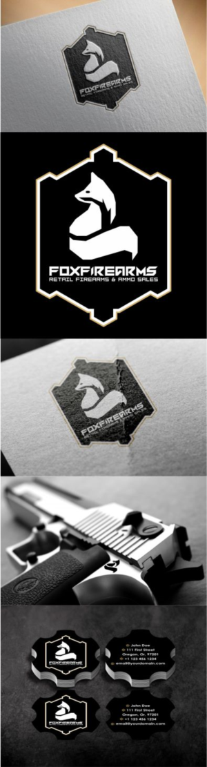 Logo Design by Jacques Edwards for Fox Firearms | Design: #18380194