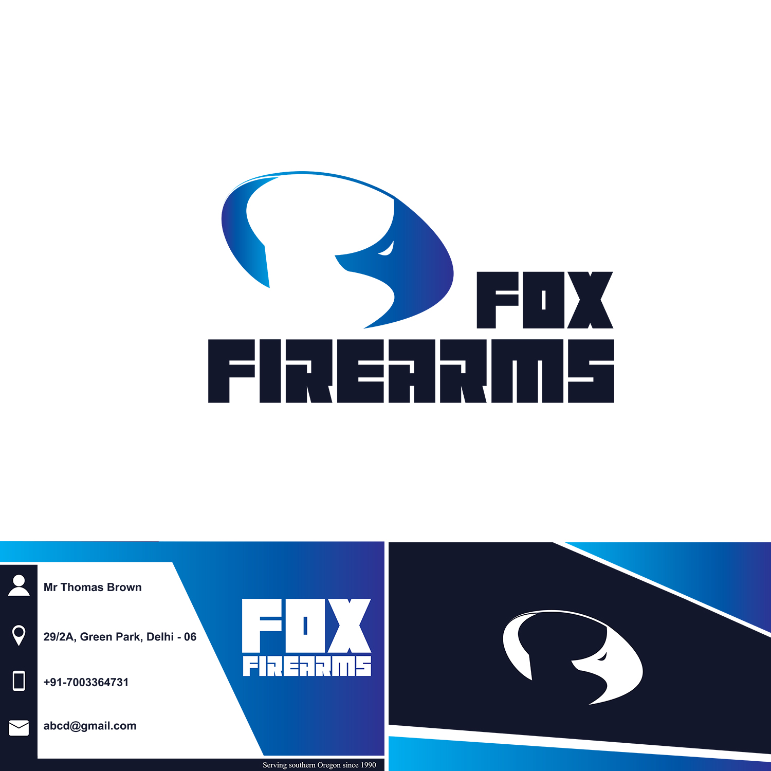 Logo-Design von Krishnendu Ghosh für Fox Firearms | Design #18312241