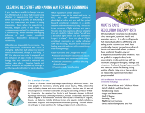 Trifold - Rapid Resolution Therapy | Brochure Design by pecgi