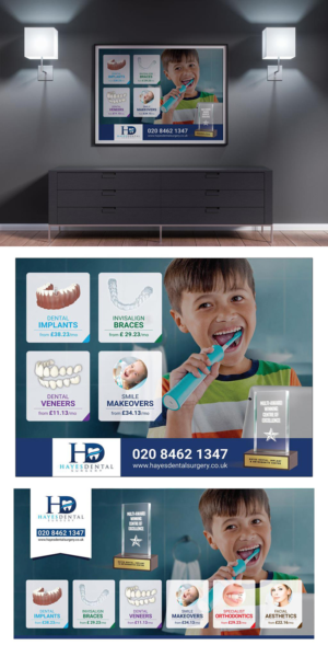 Dental  2 practice oudoor signs | Advertisement Design by designgreen