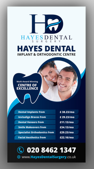 Dental  2 practice oudoor signs | Advertisement Design by ecorokerz