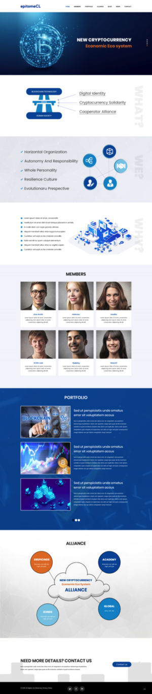 Web Design par pb pour epitomeCL | Design : #18314485