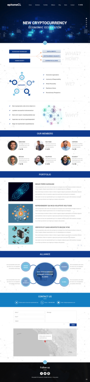 Web Design par pb pour epitomeCL | Design : #18314486