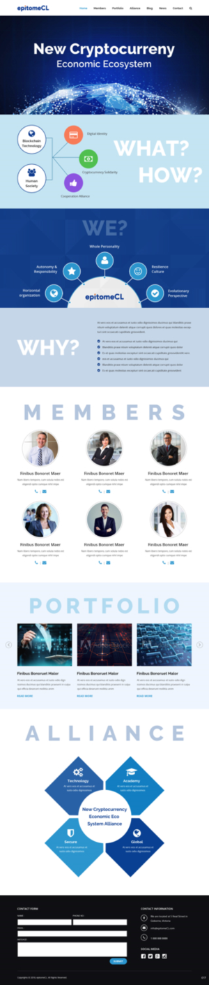 Web Design par pb pour epitomeCL | Design : #18314493