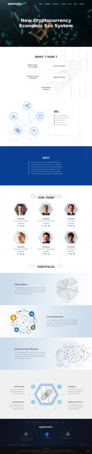 Web Design par pb pour epitomeCL | Design : #18314496