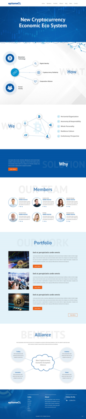 Web Design par pb pour epitomeCL | Design : #18314497