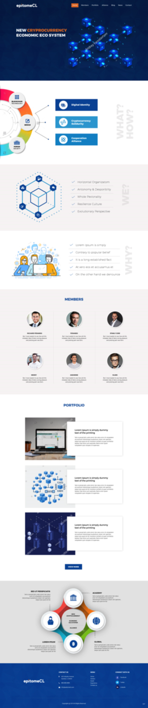 Web Design par pb pour epitomeCL | Design : #18314500