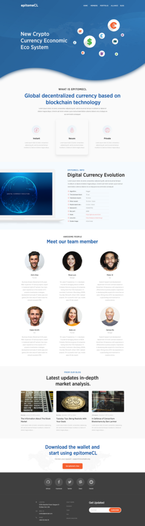 Web Design by Ayesha Khan for epitomeCL | Design #18315430