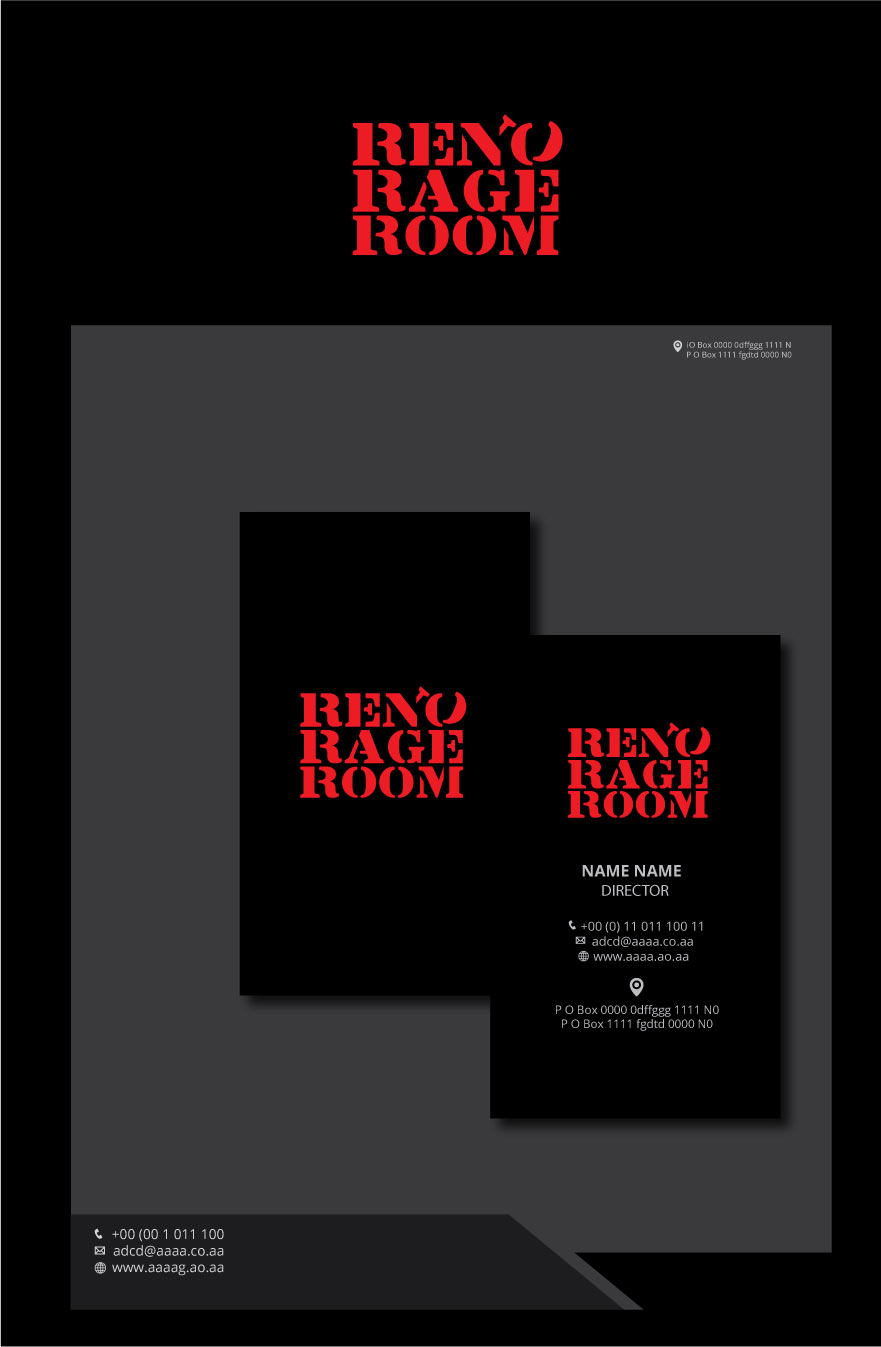 Logo Design by zebronicgraphic for Reno Rage Room | Design #18312871