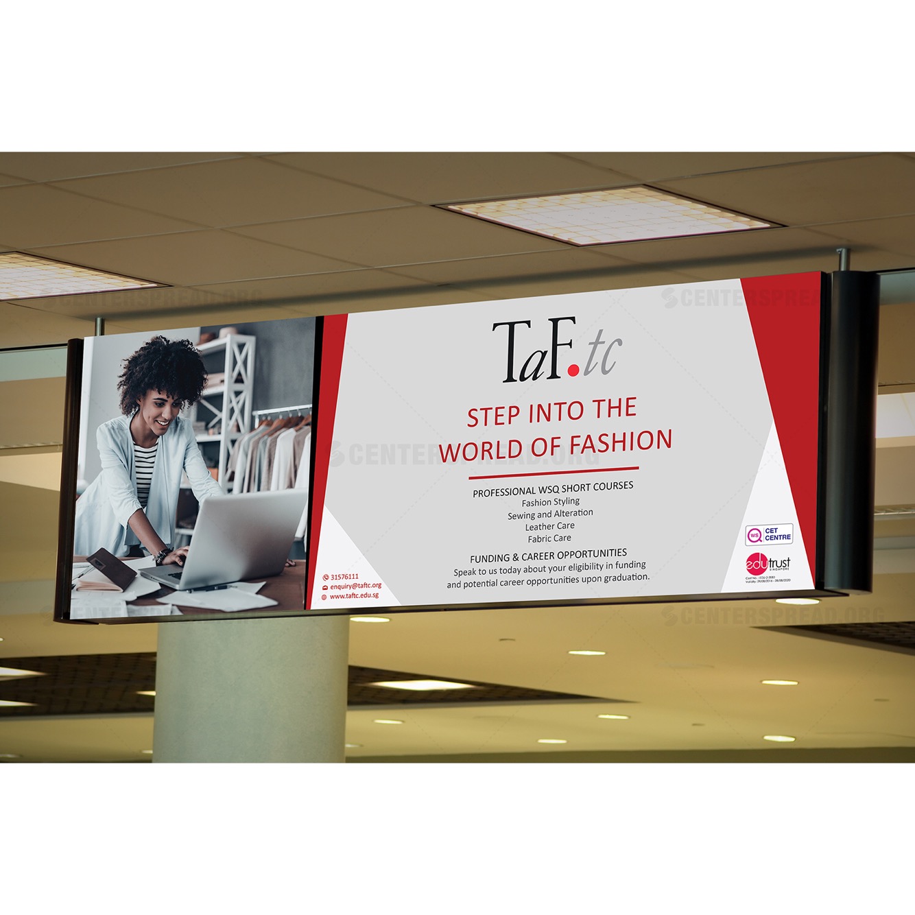 Poster Design by CENTERSPREAD for TaF.tc | Design #18328065