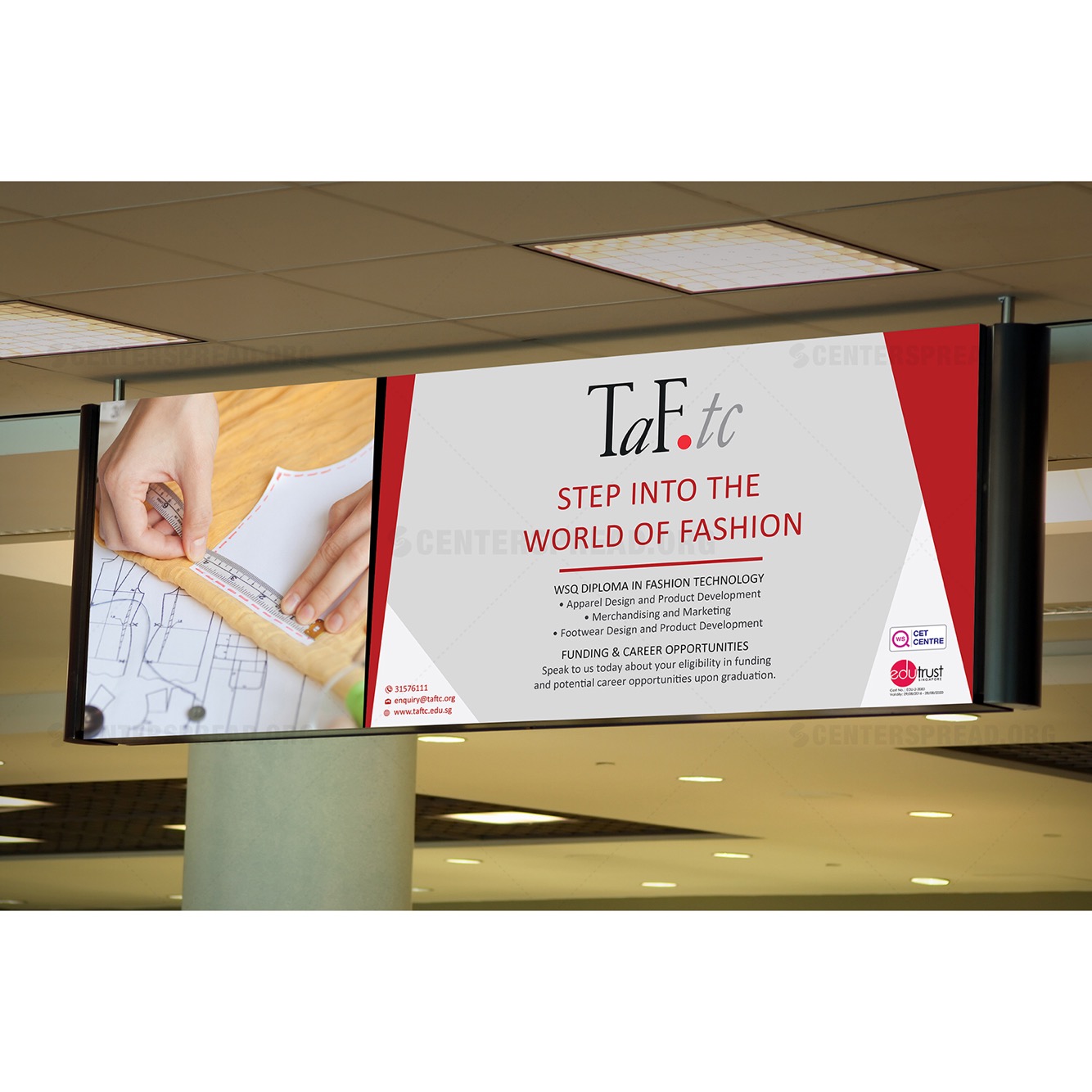 Poster Design by CENTERSPREAD for TaF.tc | Design #18328066