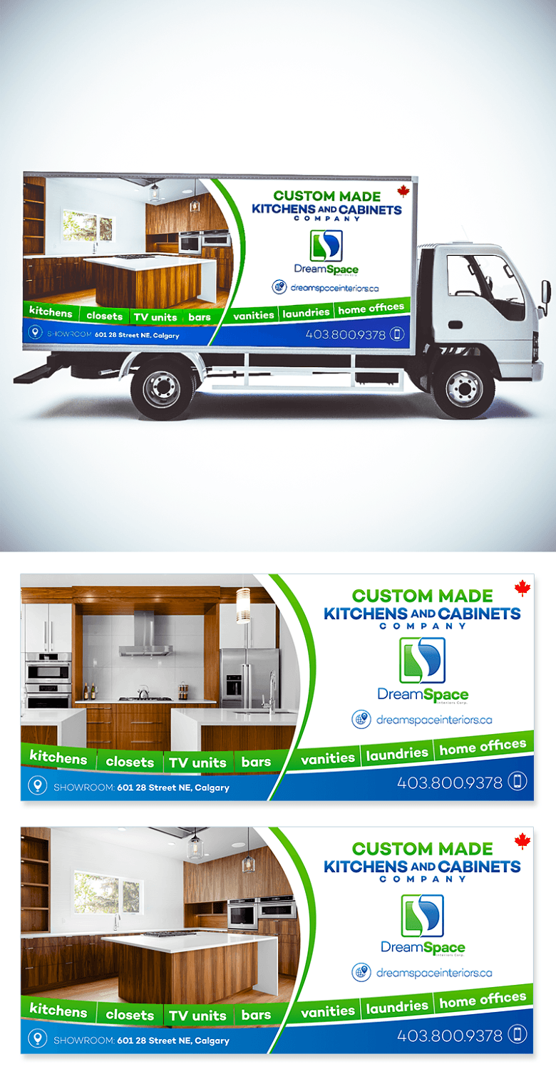 Advertisement Design by gfxer for DreamSpace Interiors Corp. | Design #18352923