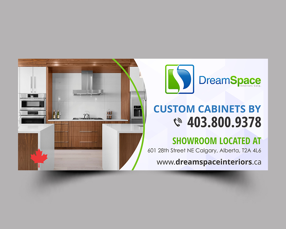 Advertisement Design by ecorokerz for DreamSpace Interiors Corp. | Design #18321899