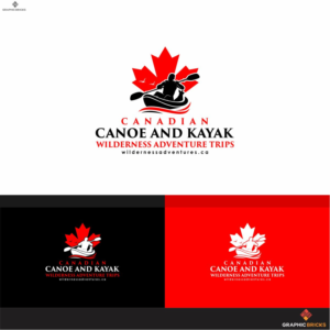 Canadian Canoe And Kayak Wilderness Adventure Trips - wildernessadventures.ca | Logo-Design von Graphic Bricks