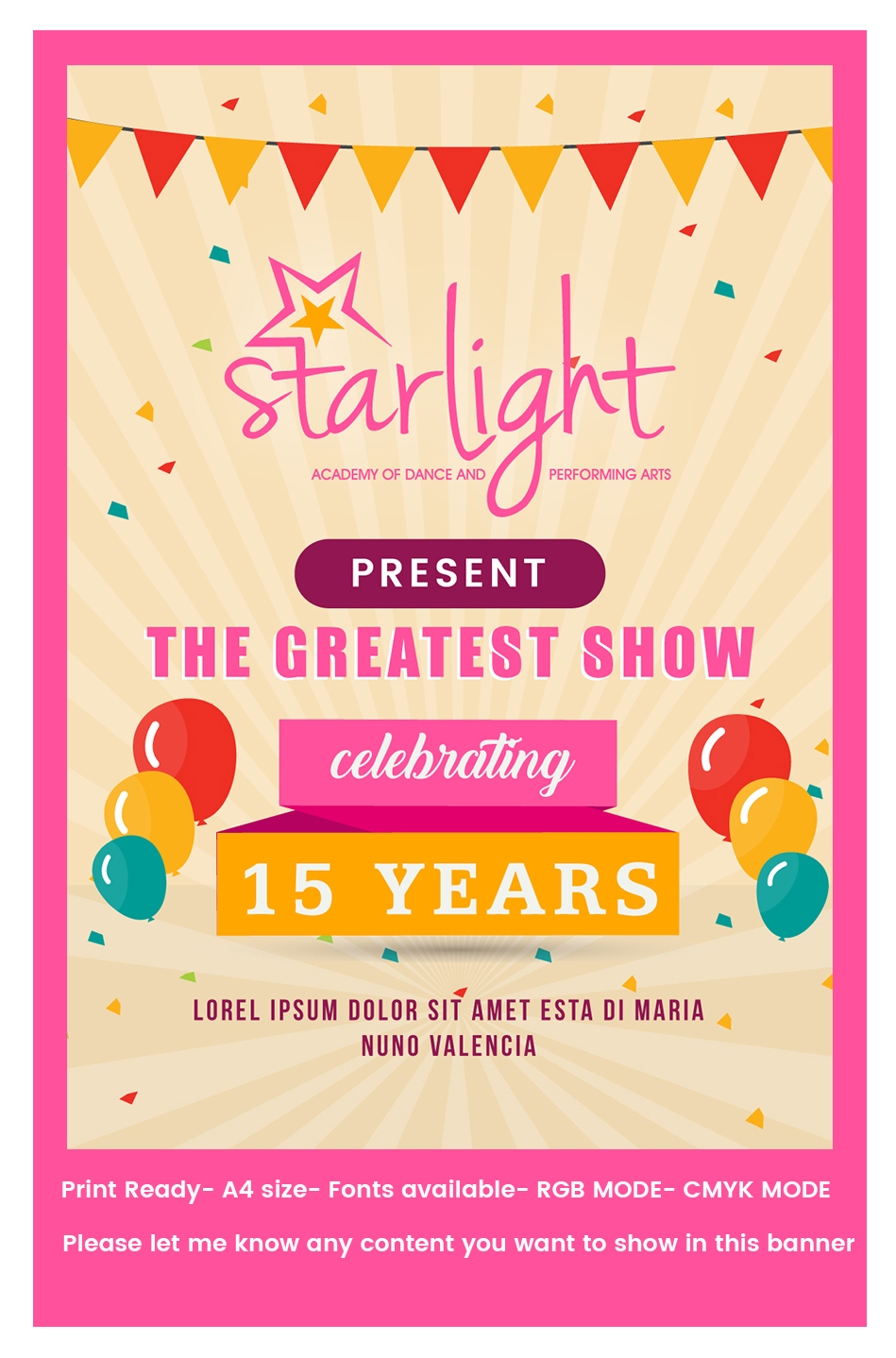 Logo Design by Expert Designer for Starlight Dance Academy | Design #18312217