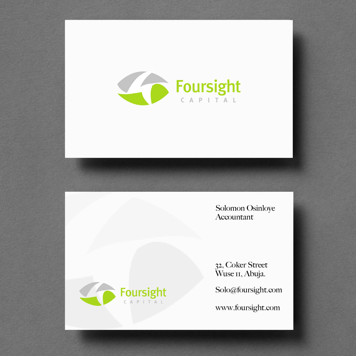 Business Card Design by Bukola Osinloye for this project | Design #18350158