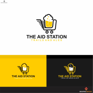The Aid Station or The Aid Station - Trails and Ales | Diseño de Logo por Graphic Bricks