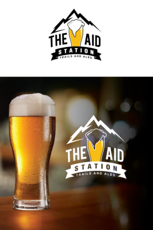The Aid Station or The Aid Station - Trails and Ales | Diseño de Logo por ecorokerz