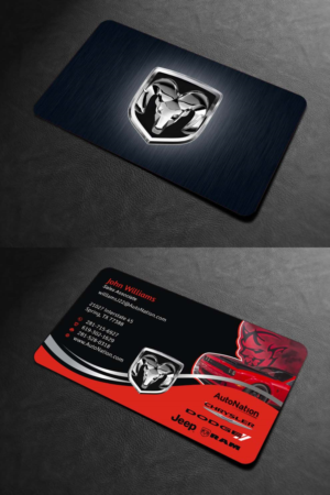 Business Card Design by INDIAN_Ashok for AUTONATION  | Design: #18309773
