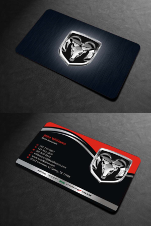 Business Card Design by INDIAN_Ashok for AUTONATION  | Design: #18309776