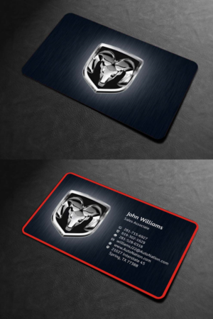 Business Card Design by INDIAN_Ashok for AUTONATION  | Design: #18309779