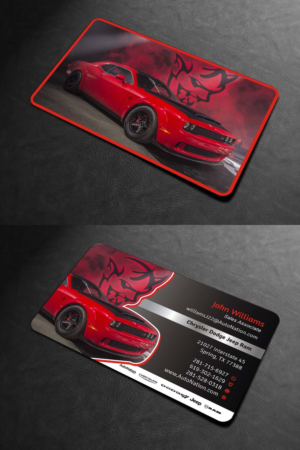 Business Card Design by INDIAN_Ashok for AUTONATION  | Design: #18309783
