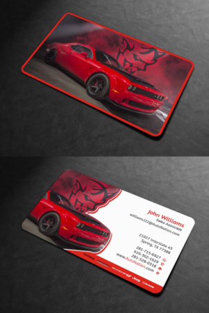 Business Card Design by INDIAN_Ashok for AUTONATION  | Design: #18309784