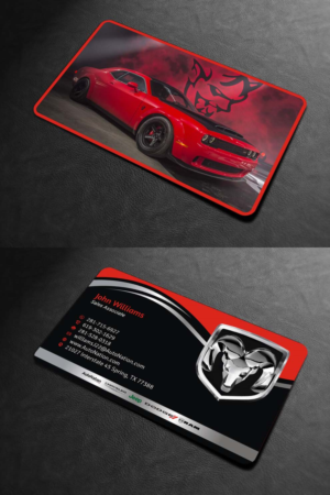 Business Card Design by INDIAN_Ashok for AUTONATION  | Design: #18309785